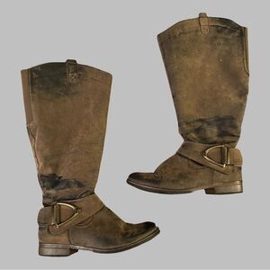 Maurices Brown Over the Knee Boots